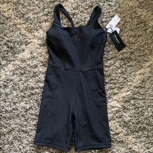 Abercrombie & Fitch YPB sculptLUX Crossback Romper One Piece Shorts Onsie